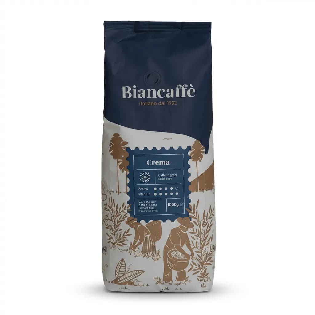 Biancaffe Crema Espresso Bohnen – Cremiger Röstkaffee Italiano