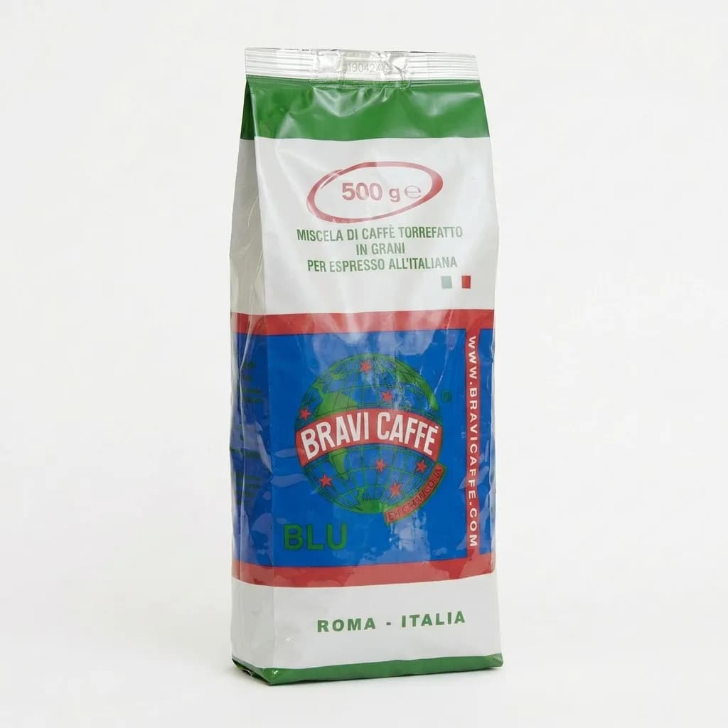 Bravi Caffè Blu Espresso Bohnen – Kräftiger Röstkaffee Italiano
