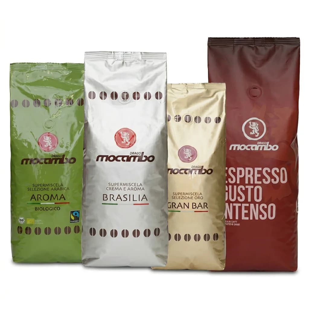 Drago Mocambo Sparpaket – 4 x 1 kg Espresso-Sorten