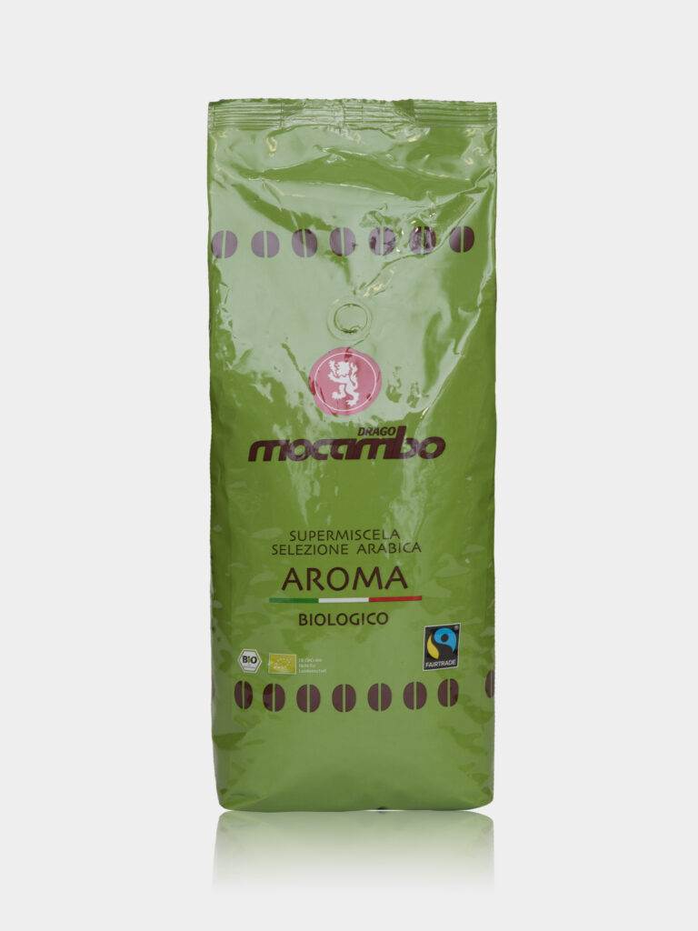 Die Kaffeemischung Biologico (1000 Gramm/gr - 1 kg) von der Marke Drago Mocambo Caffe