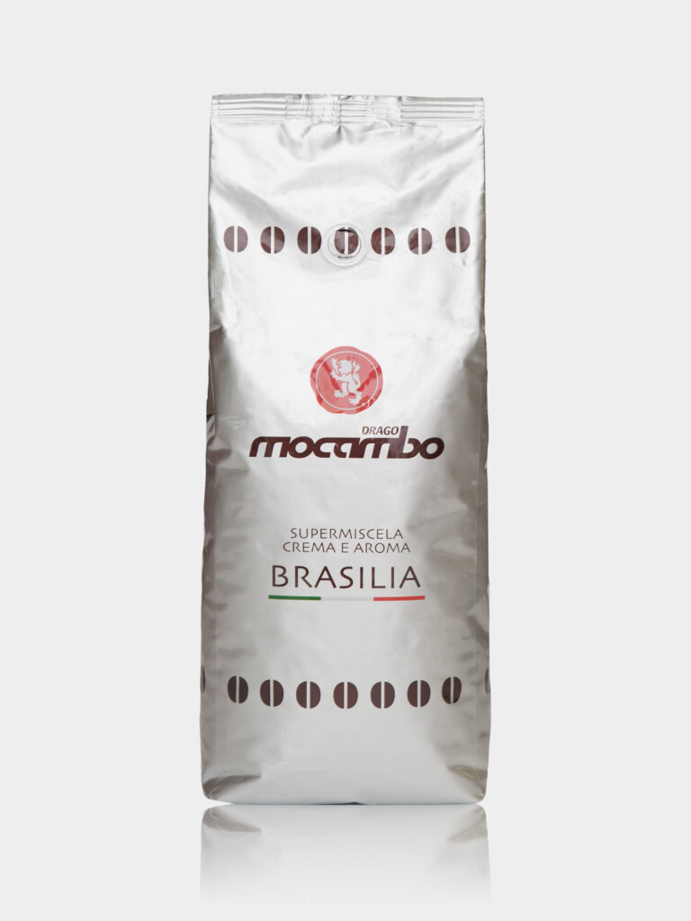 Die Kaffeemischung BRASILIA (1000 Gramm - 1 kg) von der Marke Drago Mocambo Caffe